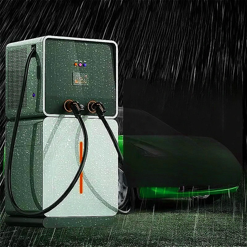 Hot Sale Floor Mounted Car Power Charging Station Dual Gun GBT 60kWh 60kW EV Charger Power Bank Station Floor Mounted Charger