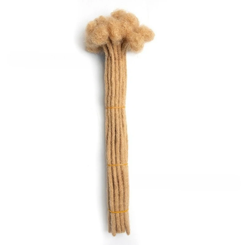 0.4 0.6 0.8cm #27 Color 100% Human Hair Dreadlock Extensions Loc Extensions Human Hair Permanent Loc Extensions Human Hair