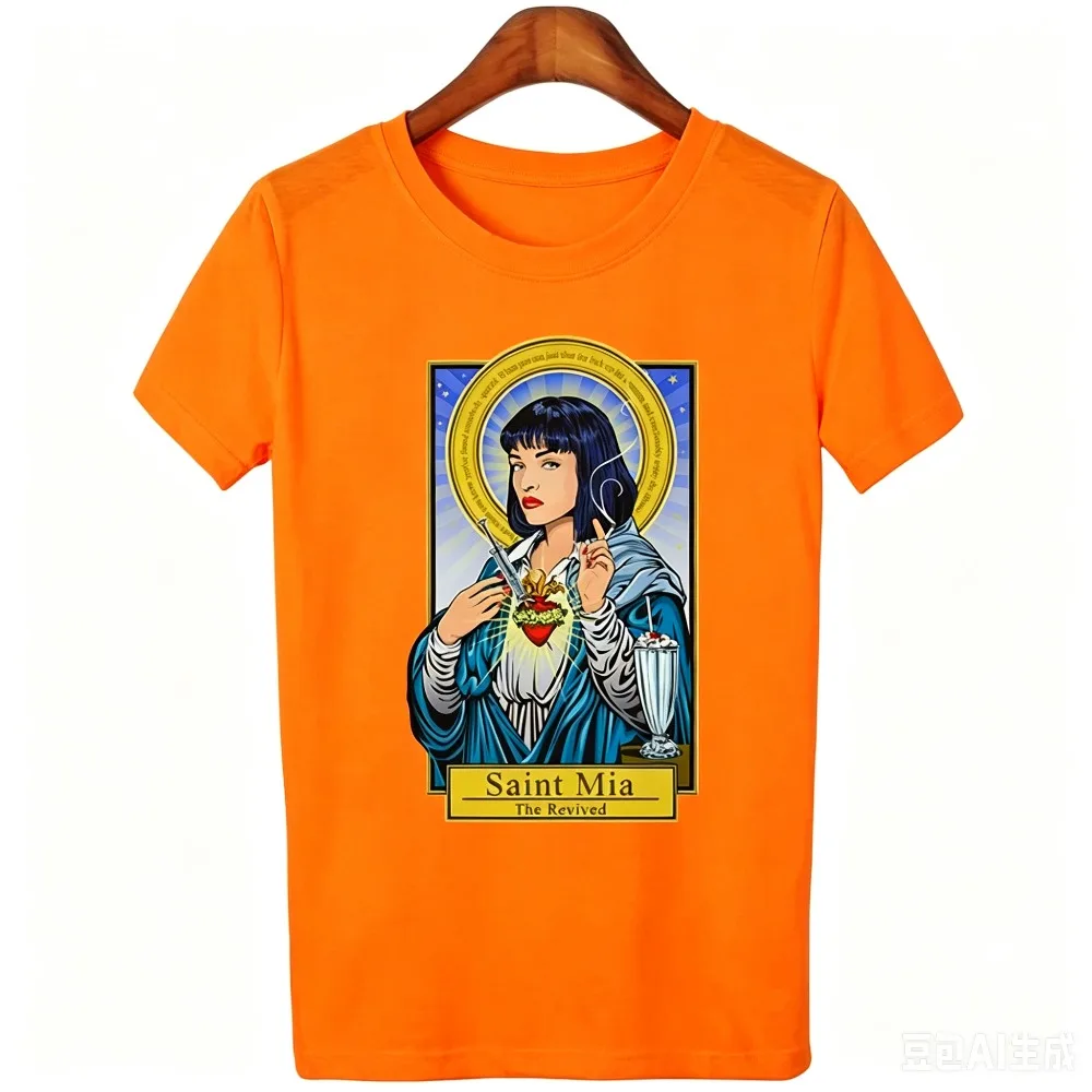 Movie Pulp Fiction Graphic Tshirts Women Men Summer Harajuku Fashion Tops Ladies Y2k Aesthetic Clothes Camisetas De Mujer Custom
