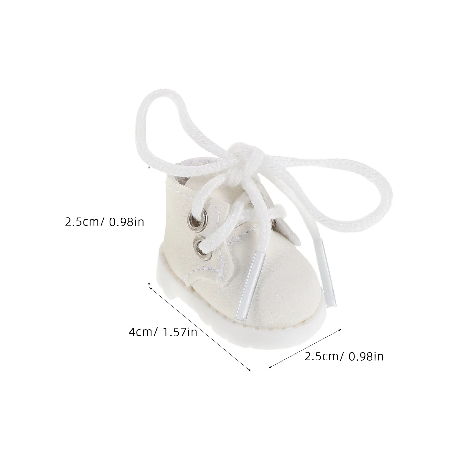 1Pair Miniature Shoes Stylish Decorative Boot Accessories for 20cm Figurines Dress Up Props Mini House Ornaments