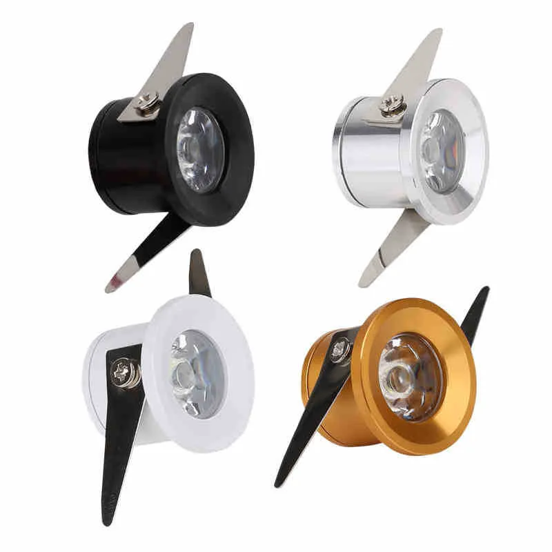 

Silvery/Black/White/Golden Mini LED Downlight 1W Jewelry Display Ceiling Recessed Lamp 100V-240V Minidownlights