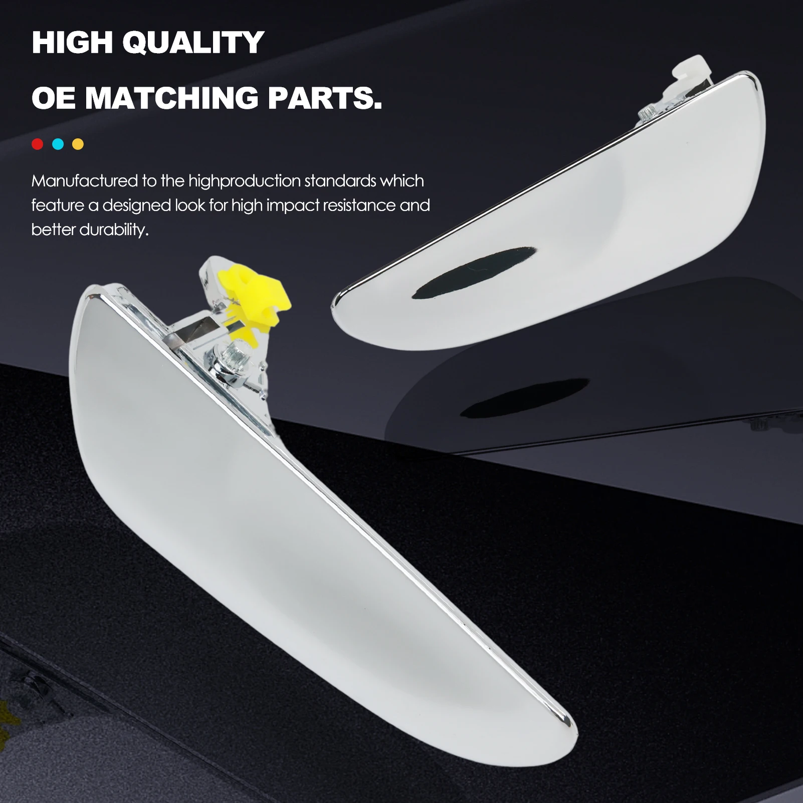 

71741225 2pcs Front Car Interior Door Handle Door Handle Inner Panel Pull Cover For Lancia For Ypsilon 843 2003-2010