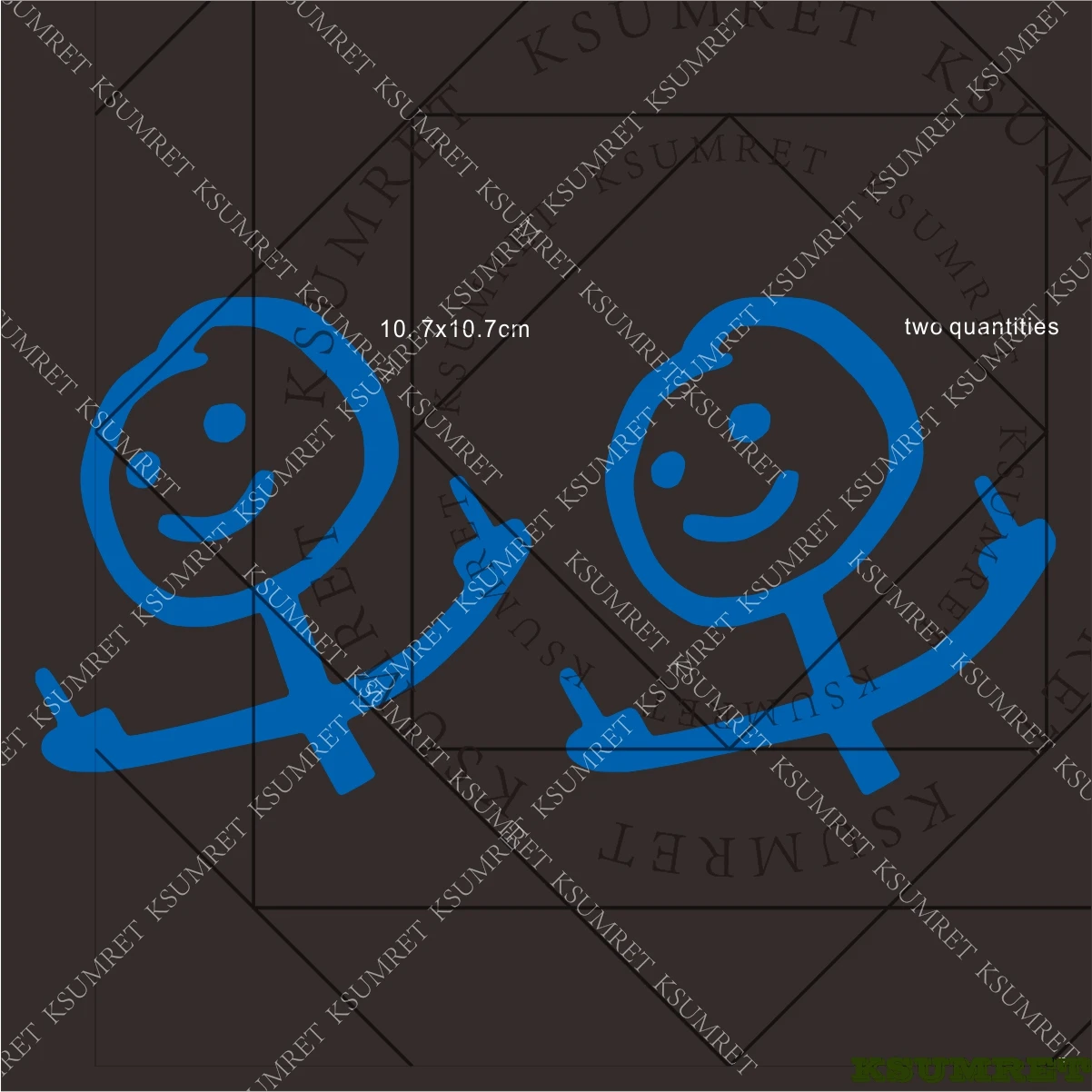 For car creative personality reflective stick waterproof car sticker