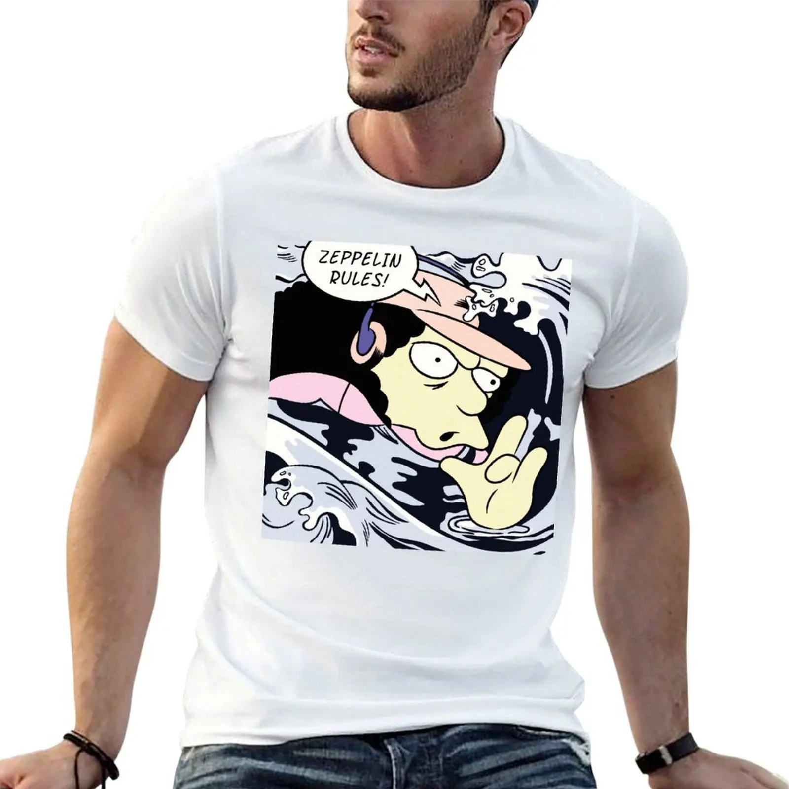 Zeppelin Rules T-Shirt sublime funny shirt cotton big and tall t shirts for men