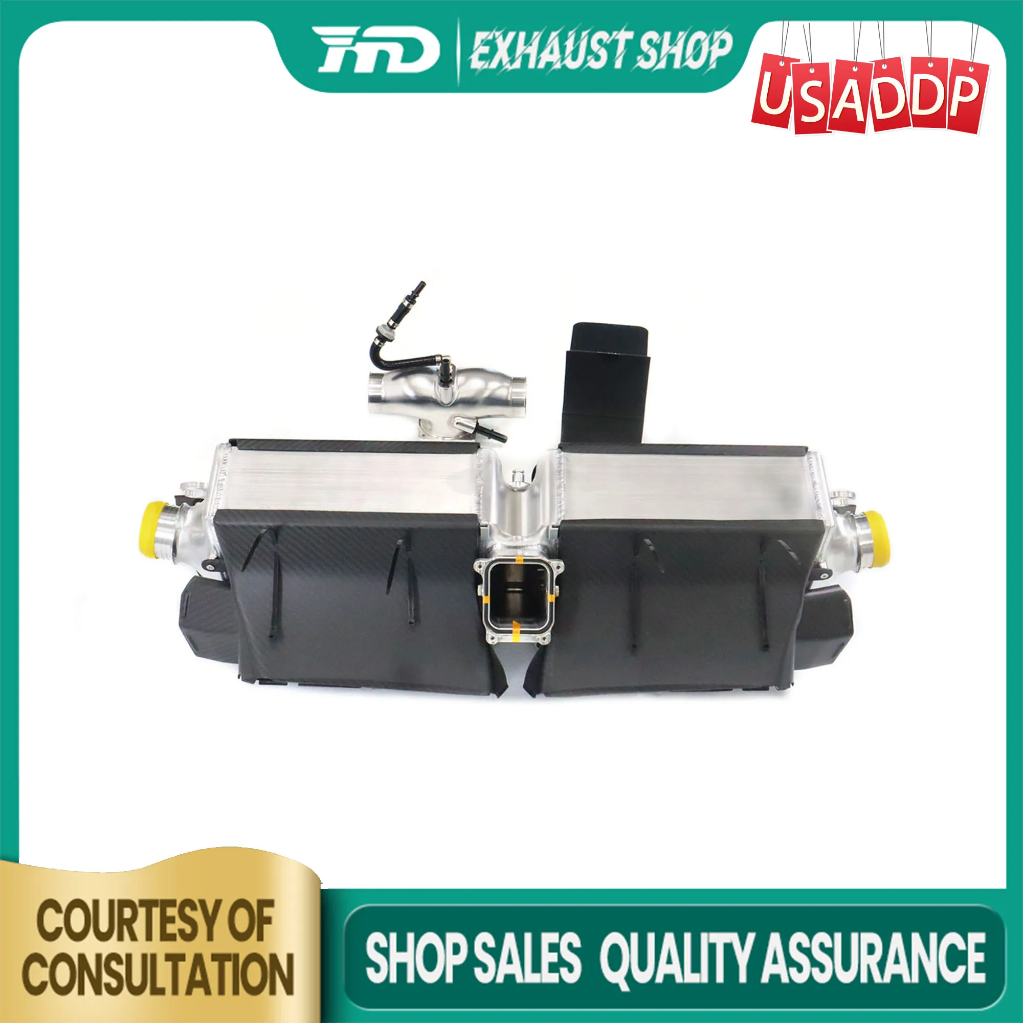 

HMD for Porsche 911 992 3.0T Intercooler/Carbon fiber fan cover/Turbine pipe/Replacement installation Exhaust system