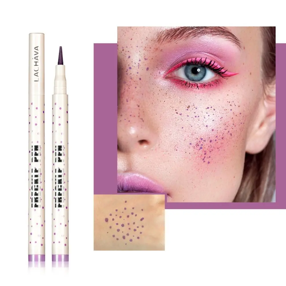 Durable Soft Freckles Pen Natural Sweatproof Painting Freckles Stamp Lifelike Waterproof Dot Spot Pen Girl