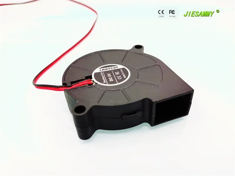 JIESAMMY HYDRAULIC 5015 TURBO BLOWER 5CM SILENT LOW TURN 1800 RPM 5V 0.06A BRUSHLESS FAN