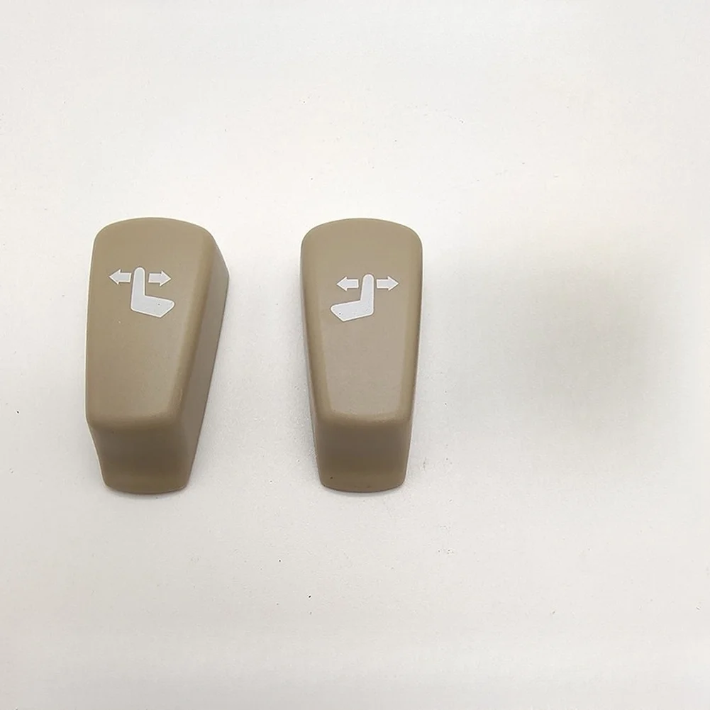 

2pcs Fit For Nissan Altima Sunny Seat Back Adjuster Button Knob Beige Car Front Seat Backrest Adjustment Switch Abs