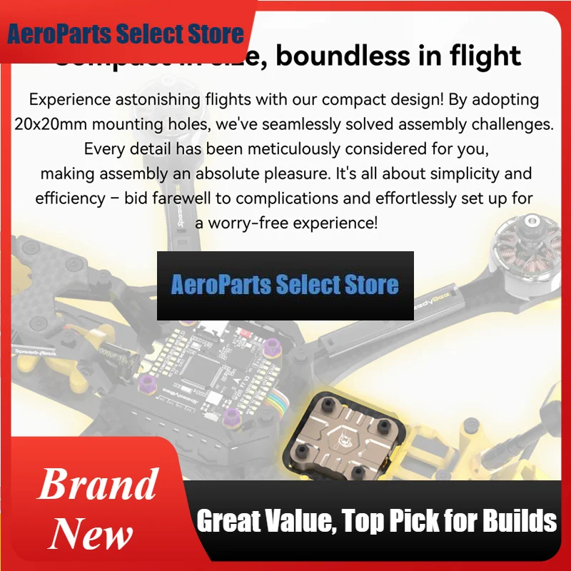 AeroPartsSpeedybee Tx Ultra Tx1600 5.8ghz 48ch 1.6w Fpv Vtx Analog Transmission 2-6s Lipo For Rc Fpv Long Range Racing Drone