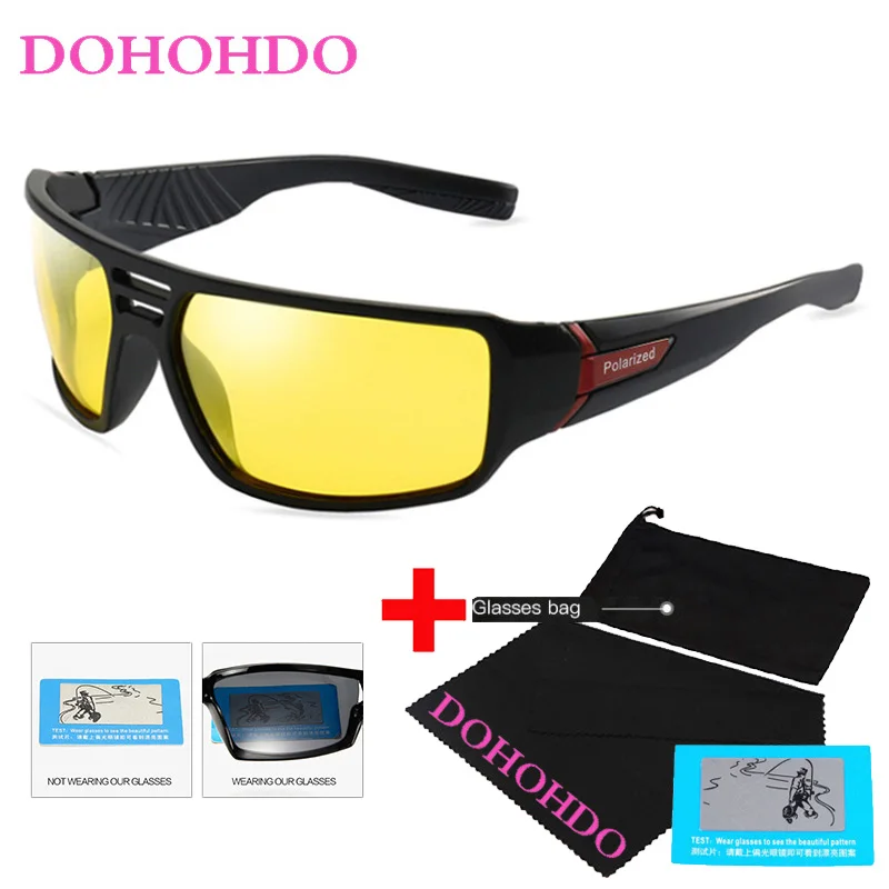 Polarized Sunglasses Women Men Night Vision Cycling Glasses Bike Riding Protection Driving Fishing Outdoor Sports Goggles UV400