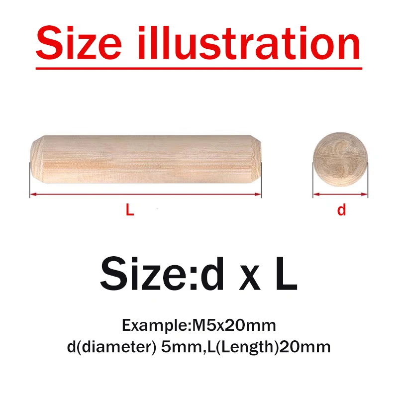 10-100Pcs Wooden Do…