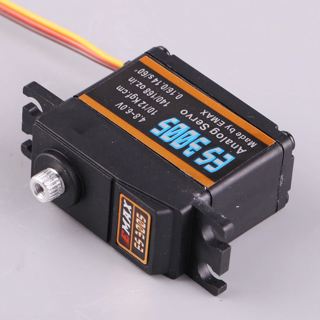 EMAX ES3005 43g メタルギアサーボ モデル飛行機ロボット固定翼シミュレーション航空機用 防水 高トルク 13kg