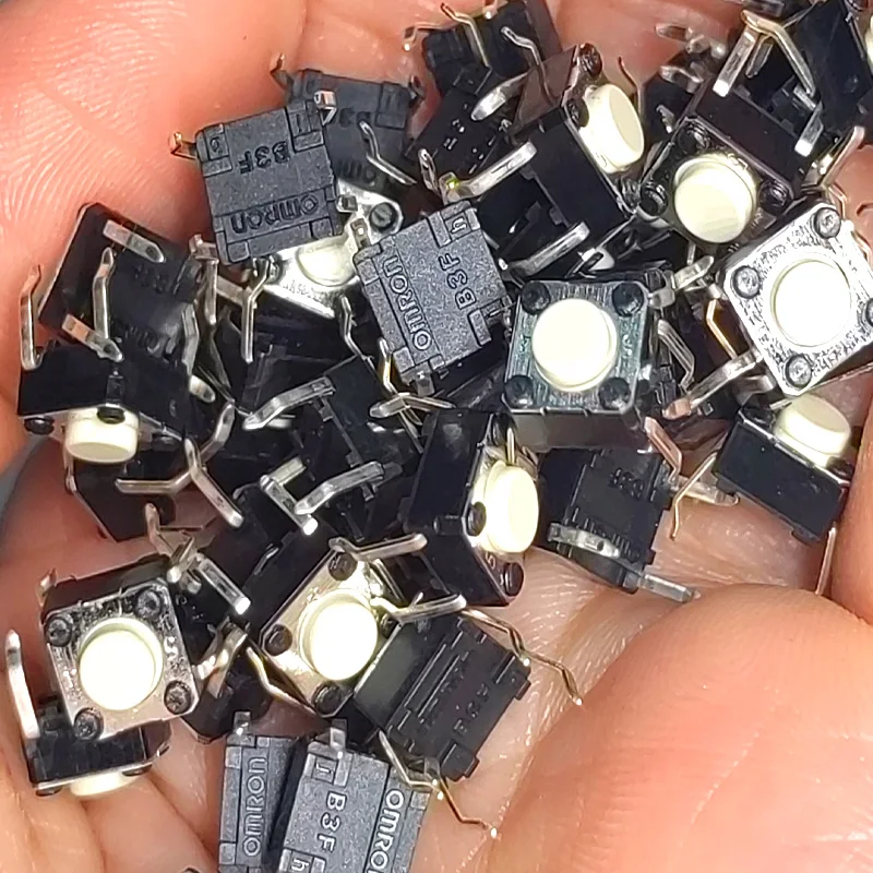 5PCS B3F Japão Mouse Micro interruptor médio para M185 M215 G300 G402 G602 M570 Botão Mouse Micro Swtich 6x6x4.3mm