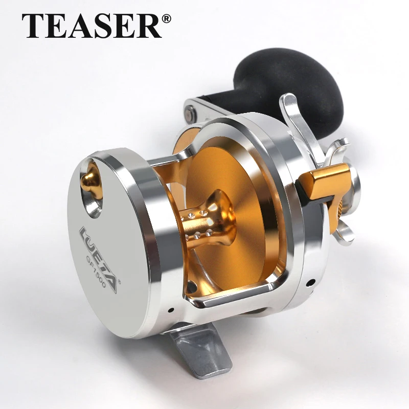 WGF Full Metal Slow Fishing Reel 8+1BB 6.3:1 Max 13kg Slow jigging reel Single hand Saltwater Trolling Reel