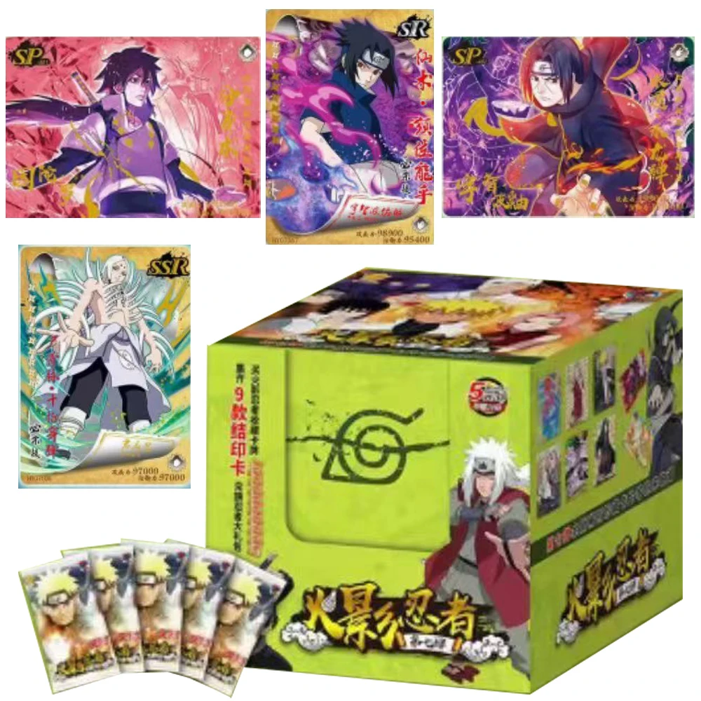 Naruto Anime Card Array Pack SR SSR CP Cards Character Collection Carded Children's Toy Gift Toy Card