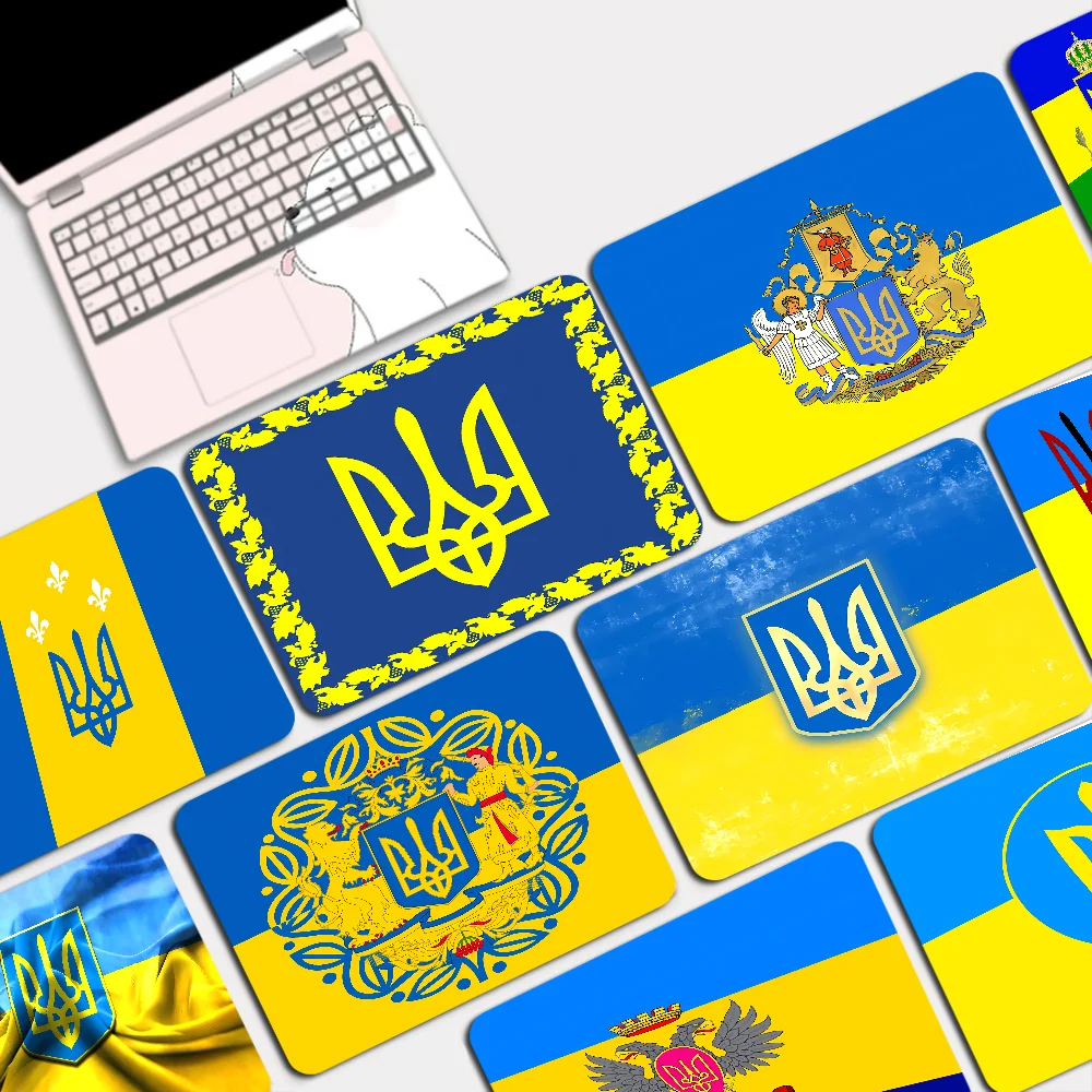 

U-Ukraine Flag Mousepad Anti-Slip Gaming Mouse Pad Gamer Desk Mat Keyboard Pad Decoration Mause Pad Office Desk Accessories