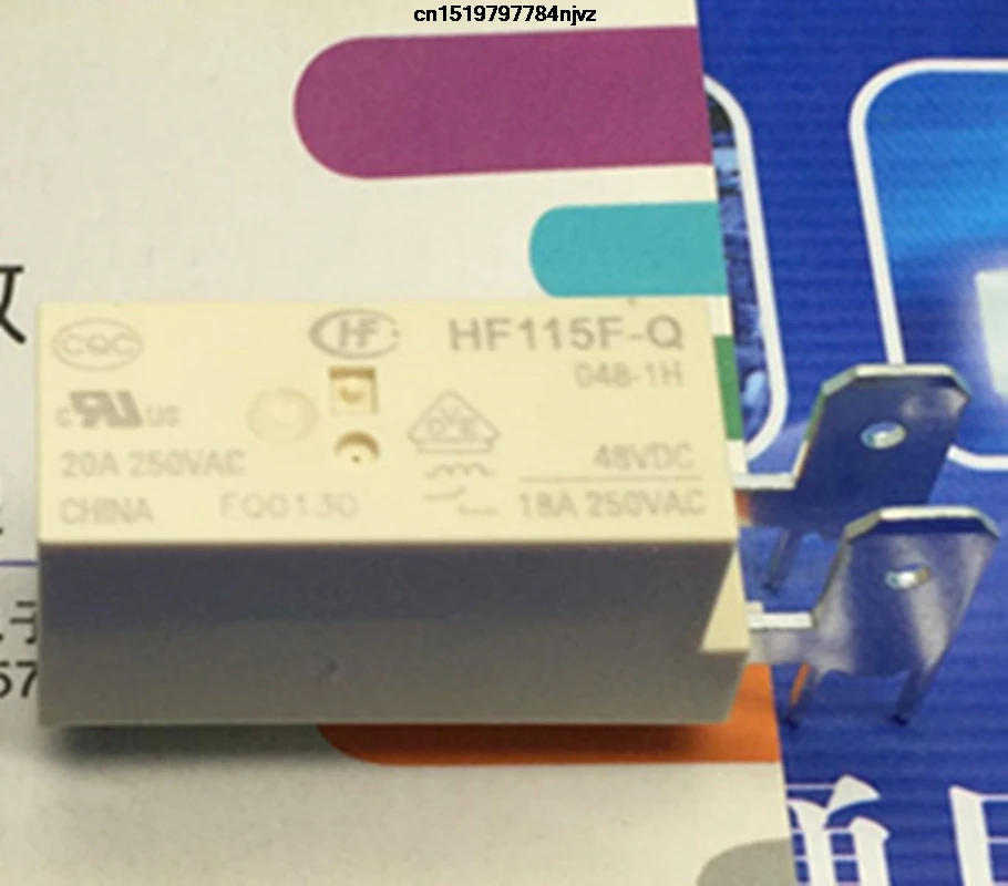 

РЕЛЕ HF115F-Q 048-1H HF115F-Q-048-1H 48V HF115F-Q 012-1H 5шт.