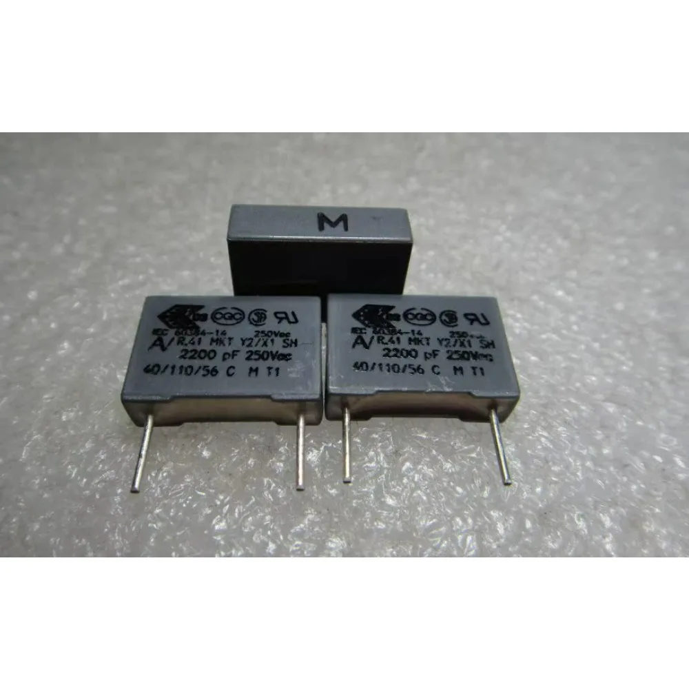 20PCS AV R41 0.0022uf/250VAC 2.2nf 2200pf 2n2 222 New 10mm Film Capacitor