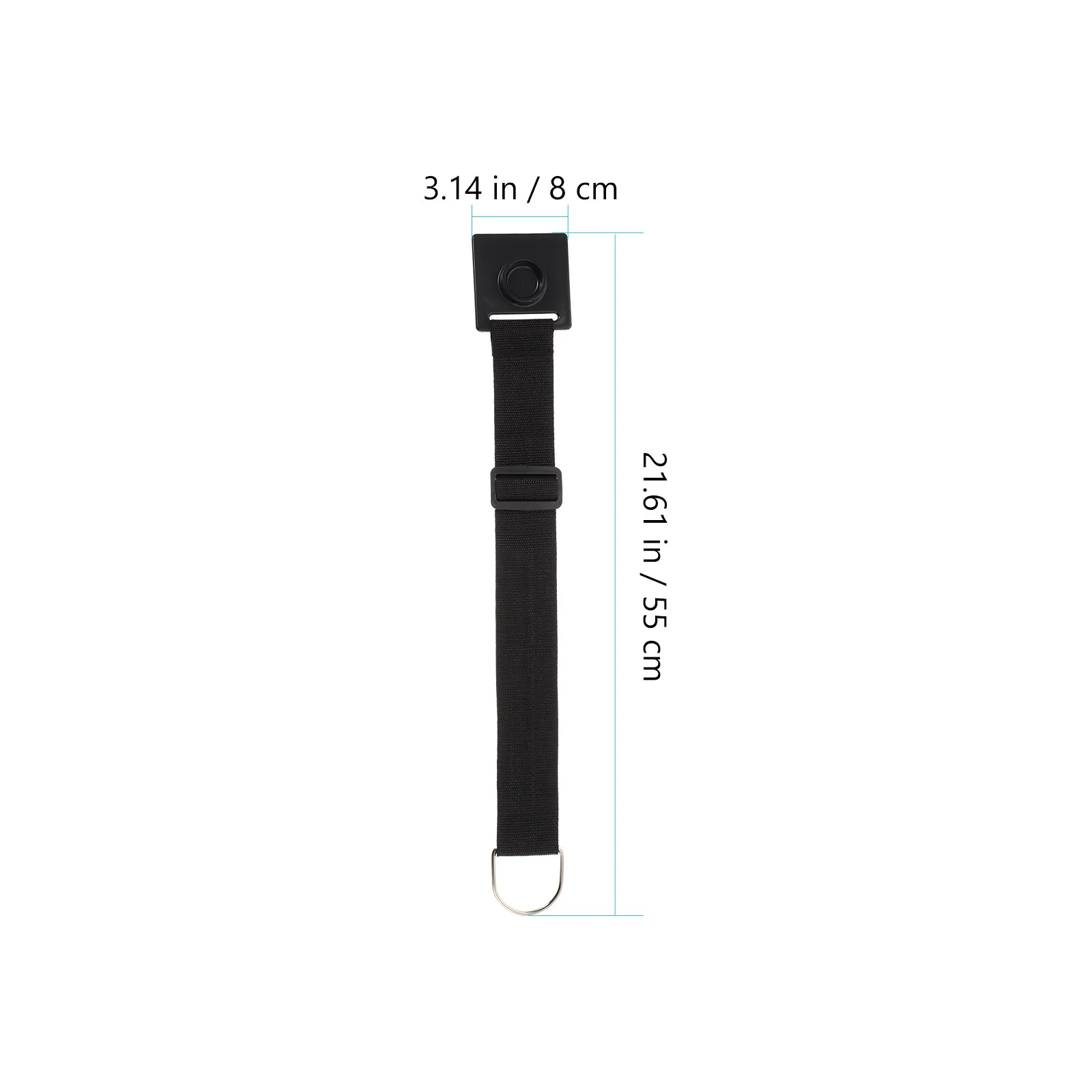 Heavy Duty Cello Strap Stop 2Cm Wide Adjustable 40Cm 70Cm Round Ring Non-Skid Floor Protector for Cello Endpin Stability
