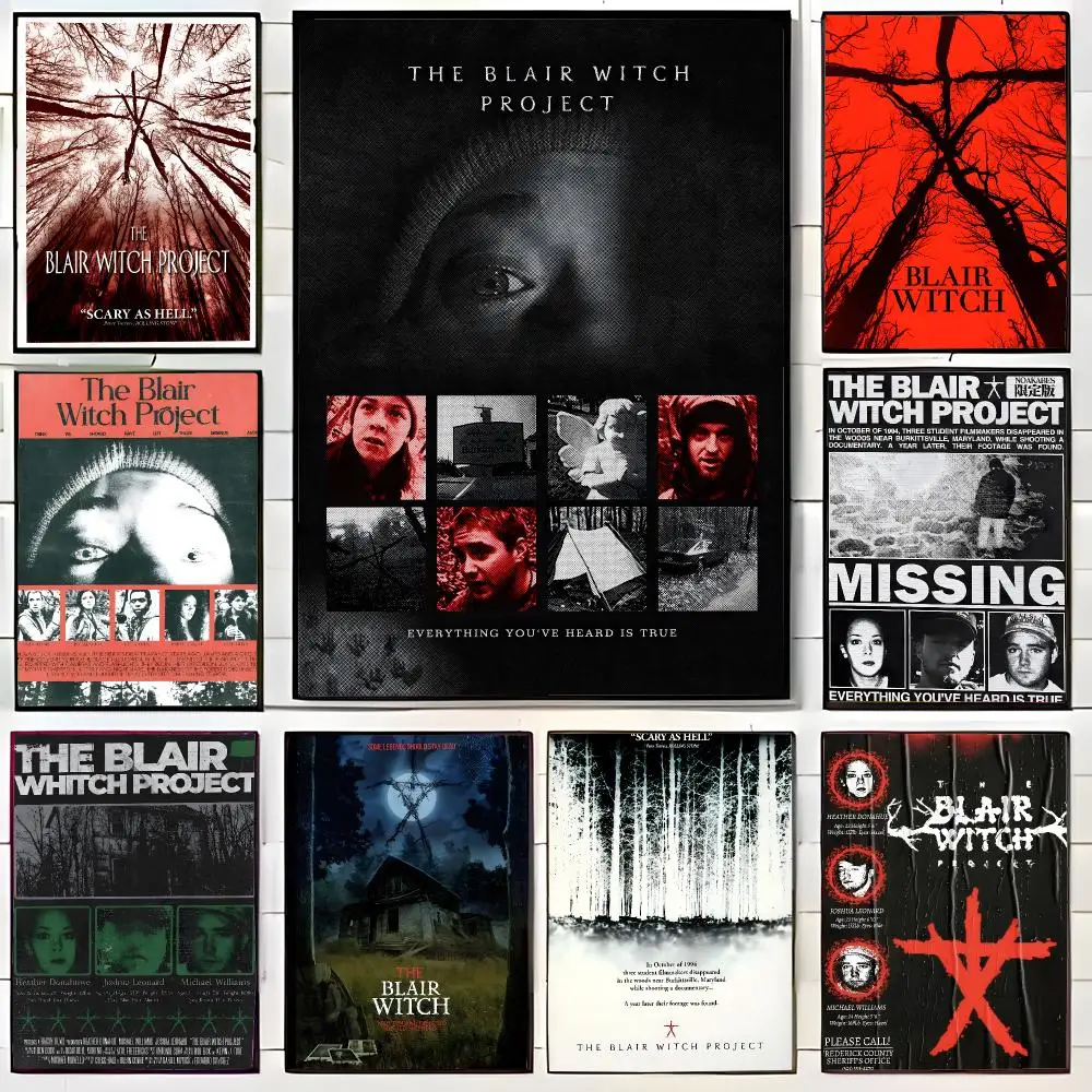 Found Footage Horror Film T-The Blair Witch Project Poster Wall Art Print Decorative Mural Home Decor Gift Unframed