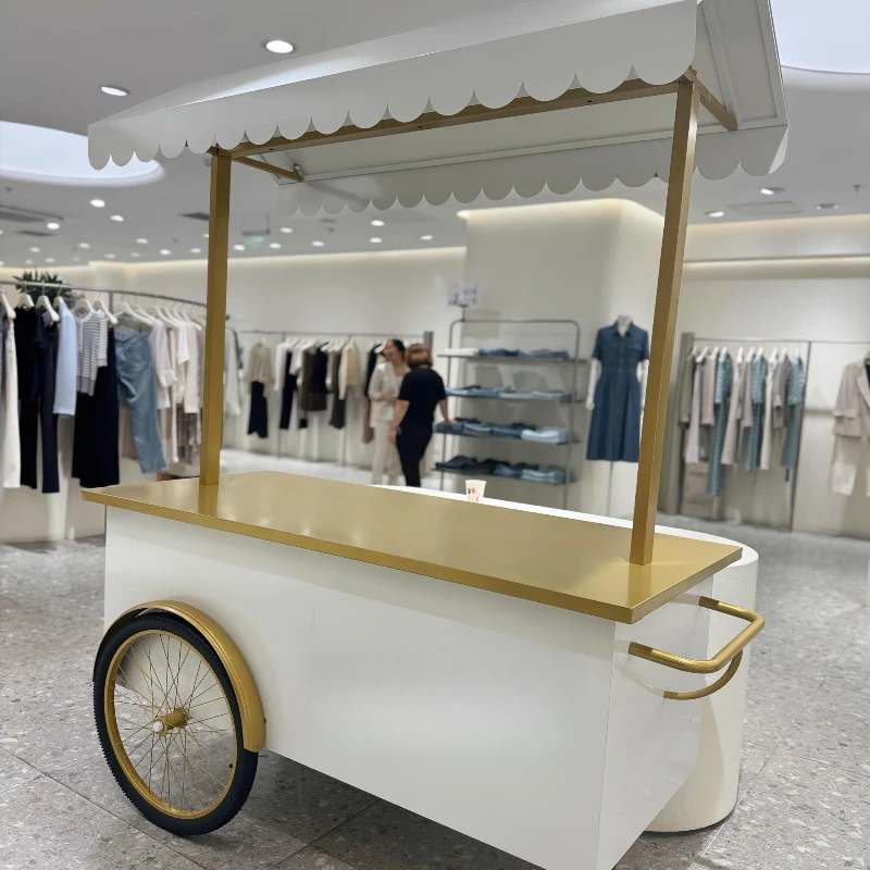 

Shopping mall brand store mobile promotion car float commercial square event display car commercial stall cart