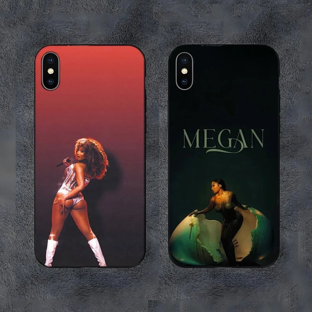 Megan Thee Stallion Phone Case For Samsung S24,S21,S22,S23,S30,Ultra,S20,S30,Plus,S21 Fe,10,9,5G Silicone Cover