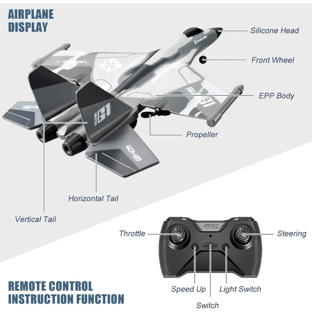 3 Channel RC F-22 Stealth Raptor Stunt Fighter with Xpilot Stabilization System for Easy Flight