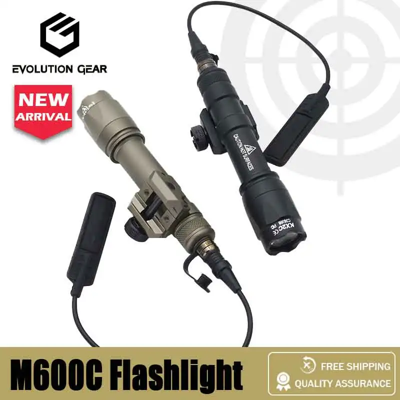 

Тактический фонарик M600C, светодиодный луч высокой интенсивности, перезаряжаемый, с поиском аккумулятора и стробоскопом для экстренной помощи на открытом воздухе