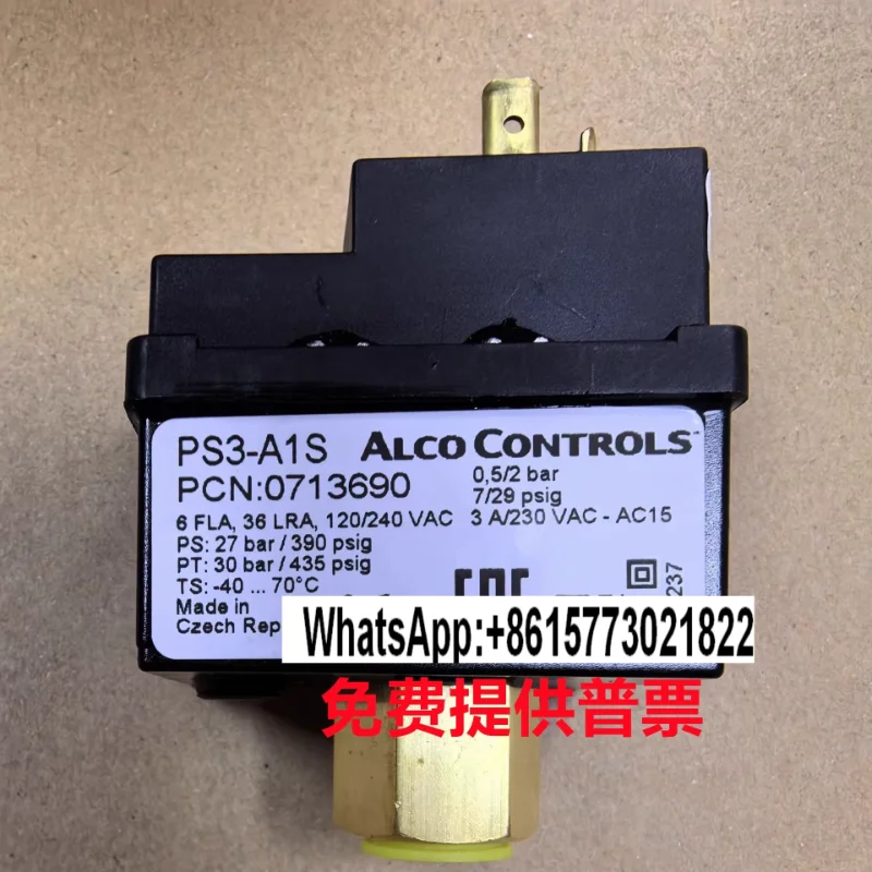 

ALCO Pressure Controller PS3-A1S for EMERSON Pressure Switch PS3-A4S PS3-W6S