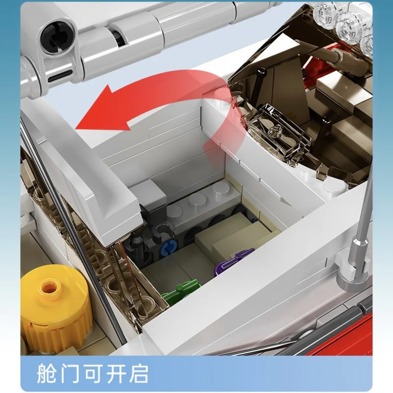 قالب KING 10190 767 قطعة مجموعة بناء المراكب الشراعية الحديثة نموذج باخرة إبداعية قابلة للتحويل لهواة جمع البالغين وعشاق الأعمال اليدوية