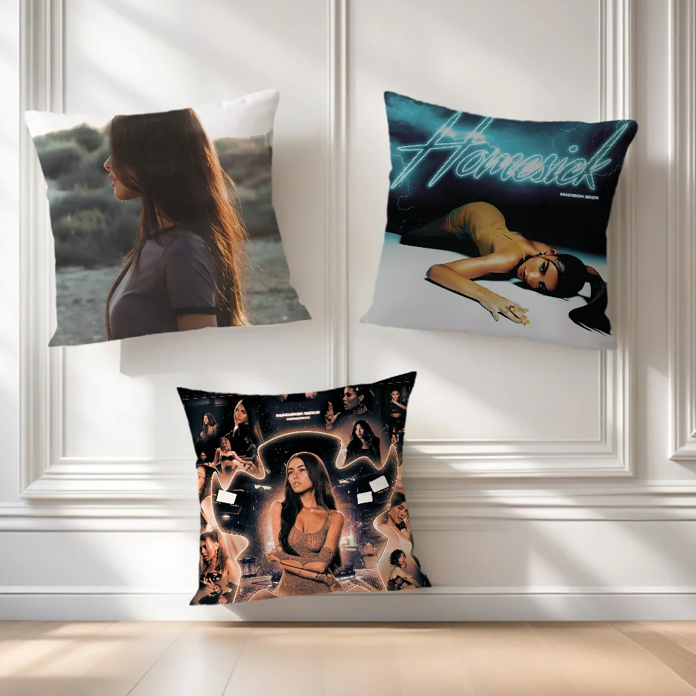 Madison cushion cover soft Comfortable Pillow Case Singer for Sofa Living Room Home office Decor Protective Beer Covers