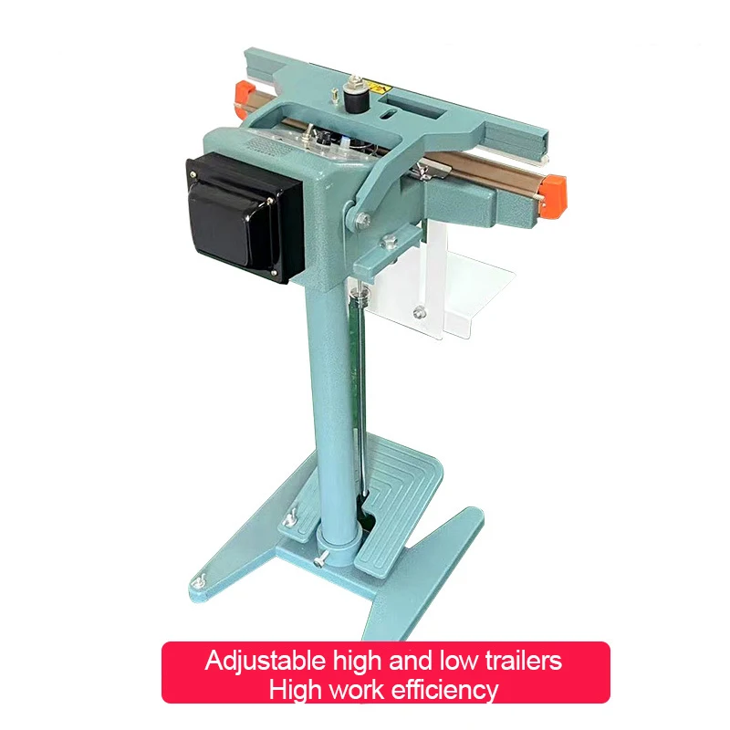 BORX 350mm Plastic Bag Sealing Machine Semi-automatic Aluminum Frame Type Pedal Kraft Paper Sealer 220V Upper and Lower Heating