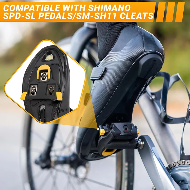 Road Bike Pedal Cleat for Shimano SH11 SPD SL Cycling Shoes Pedals Plate Clip Self-locking Float Cleats Bicycle Accessories