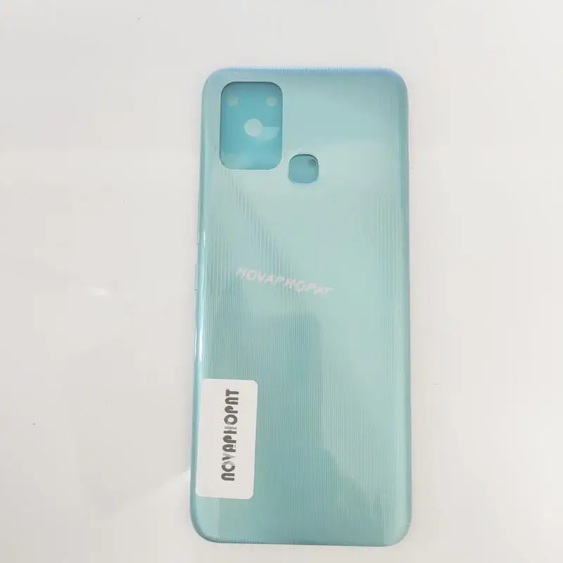 For Infinix Hot 11 X689F Battery Door Cover Rear Case Back Housing Side Power Volume Botton Bezel Camera Glass Lens