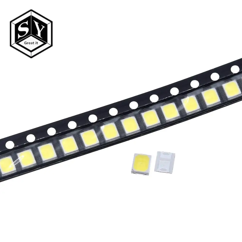 100 قطعة 21-25 LM أبيض/أبيض دافئ 2835 SMD LED 0.2 واط رقاقة عالية السطوع المصابيح جديد حار