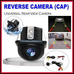 Car reversing camera straw hat HD night vision rear view car reversing monitor CCD waterproof