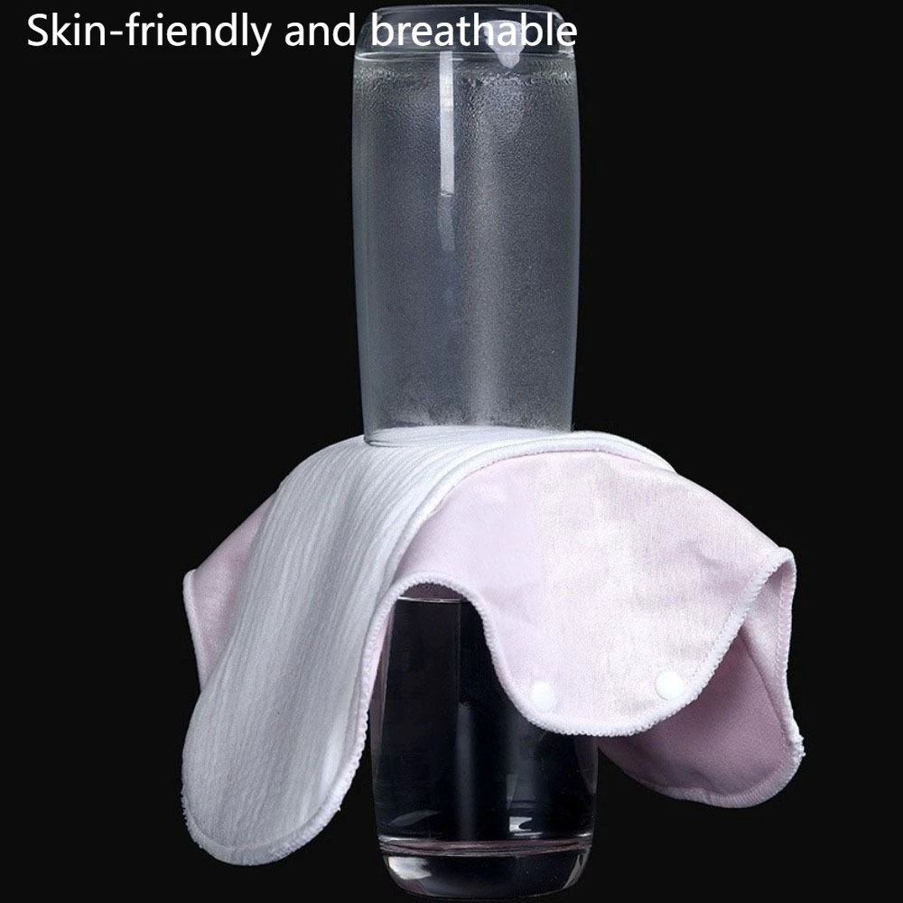 Pembalut Kain Menstruasi yang Dapat Dicuci 33cm Besar Lembut Pantyliner Pembalut Sanitasi Bernapas Dapat Digunakan Kembali Pelindung Urine