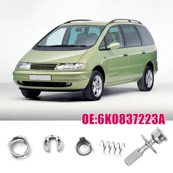 1Set Car Front Left or Right Door Lock Cylinder Accessories Fit for VW SHARAN SEAT ALHAMBRA 95-10 FORD GALAXY 95-06 6K0837223A