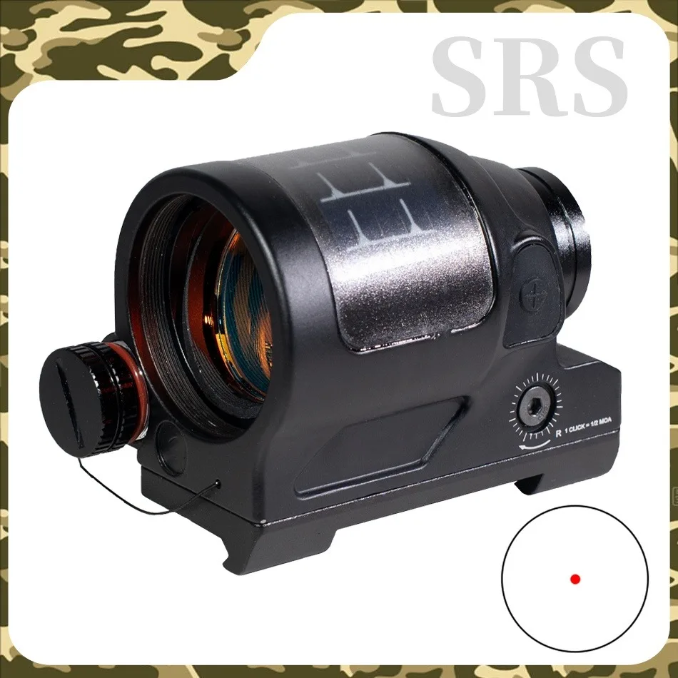 

1X38 Red Dot Sight Hunting Reflex Solar Power System Riflescope with QD Mount Airsoft Sight RED Dot Viewfinder Focus Optics Lens