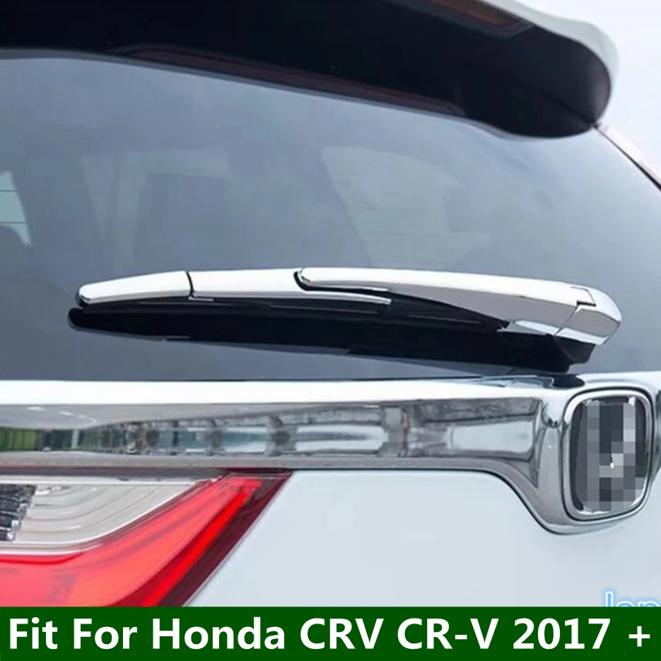 

ABS Chrome Rear Windshield Window Wiper Decoration Frame Cover Trim Fit For Honda CRV CR-V 2017 - 2020 Car Accessories