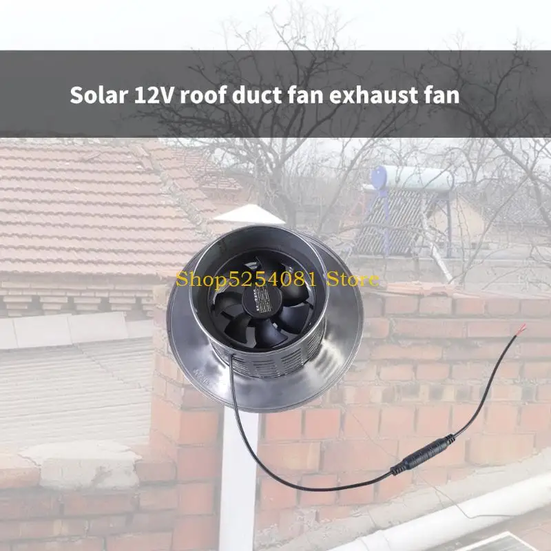 

AXYC Солнечный вытяжной вентилятор Вентилятор с питанием от солнечной панели Вытяжные вентиляторы 12 В Мини-вентилятор
