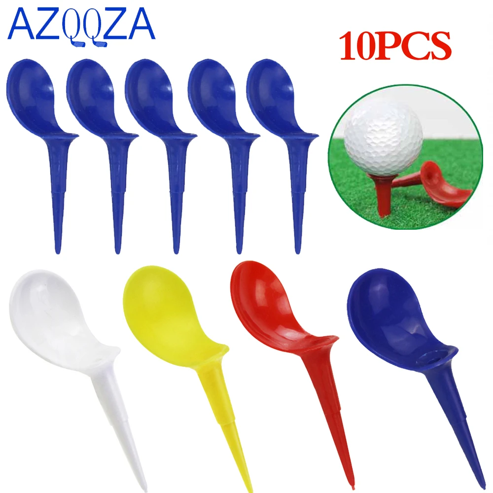 10Pcs Big Cup Plastic Golf Tees 71mm Holder Replacement Driving Range Hitting Trainer Club Accessories for Golfer Practice