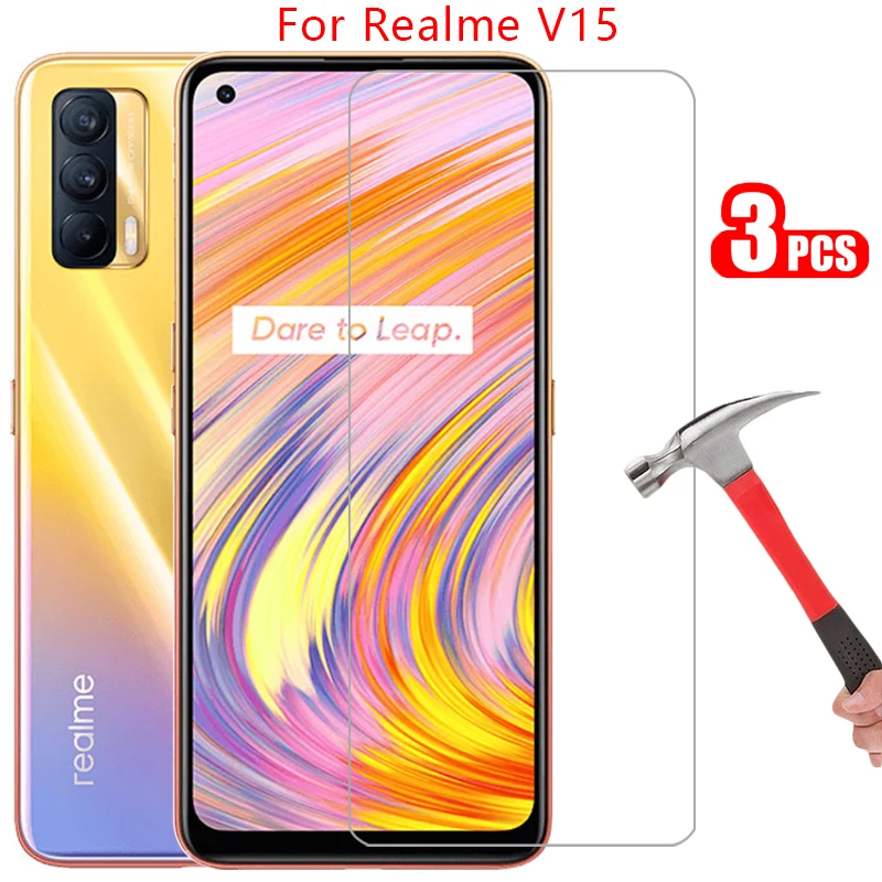 Закаленное стекло для realme v15 5g on realmev15 v 15 v v15case back cover 360 realmi relme ralme reame real me reali