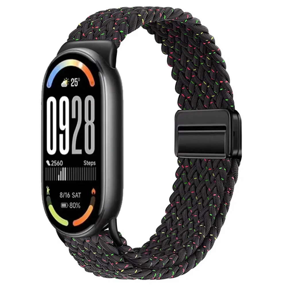 Nylonband für Xiaomi Mi Band 9/8, hochwertiges, atmungsaktives Sportarmband-Zubehör für Mi Band 10 9, NFC, ersetzt das Armband