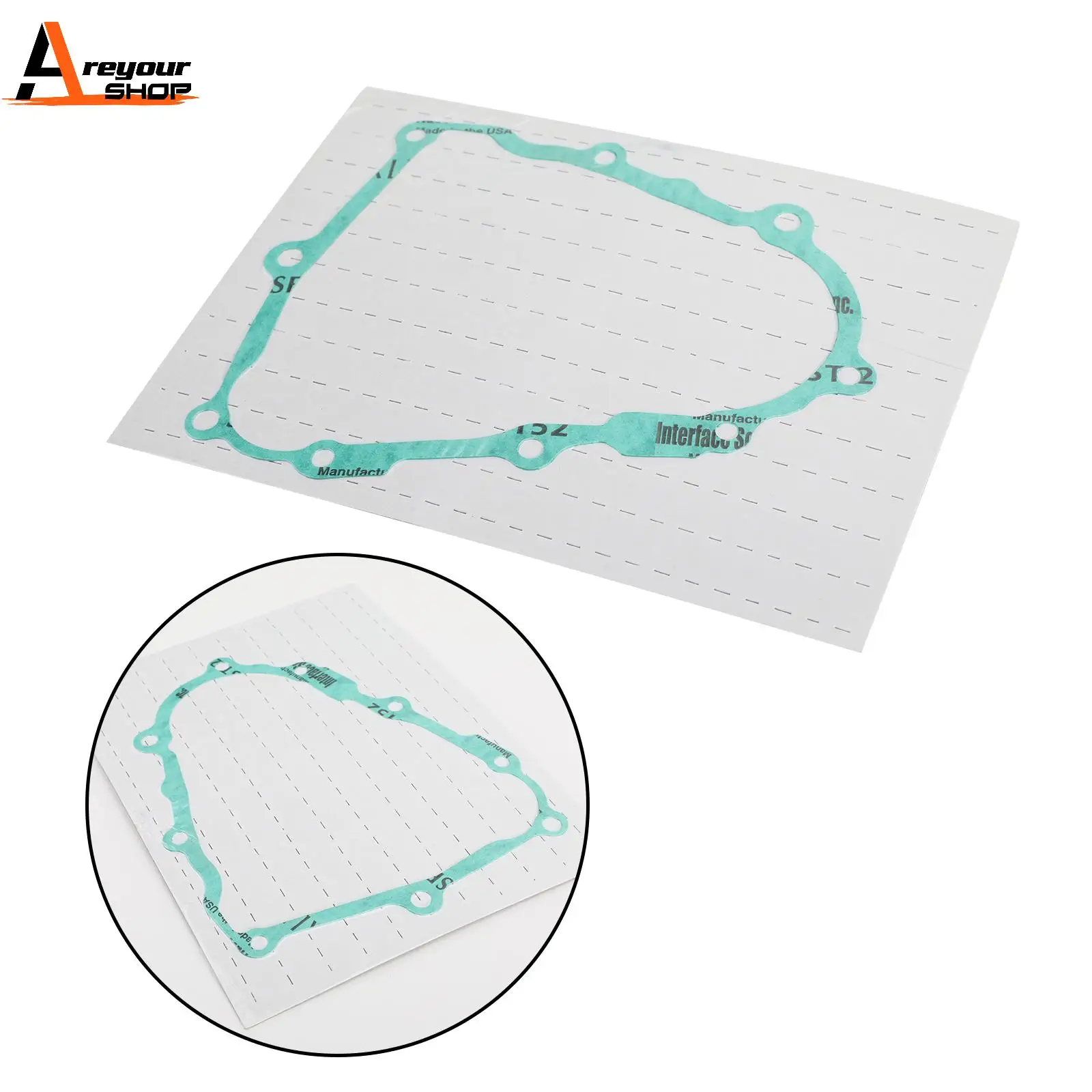 Areyourshop For Yamaha YFZ450 2004 2005 2007-2009 2012 2013 ATV YFZ450 Stator Engine Cover Gasket Motorcycle Accessories Covers