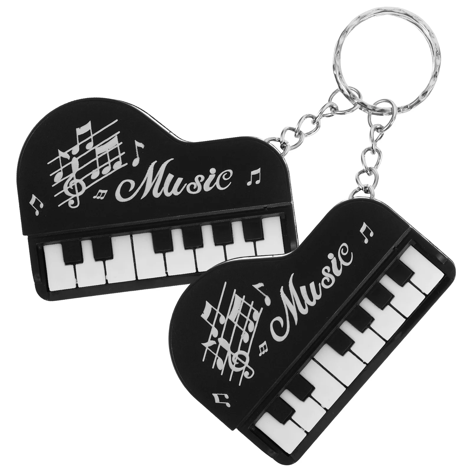 2 Pcs Video Game Console Mini Piano Miss Artificial Baskets Desktop Plastic Toys Purse Charms