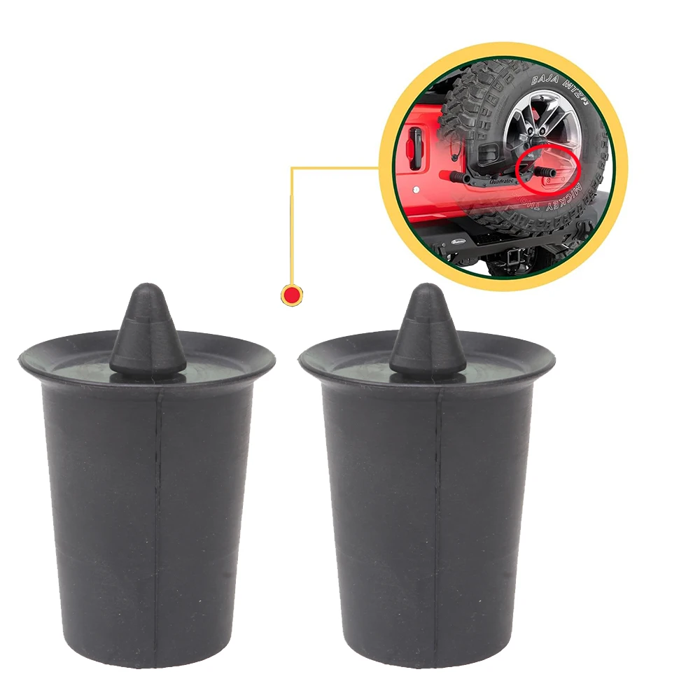 2PCS Tailgate Spare Tire Bump Stop For Jeep Wrangler JK 2007-2017 OE Spare Tire Carrier Extended Polyurethane Bumpstop