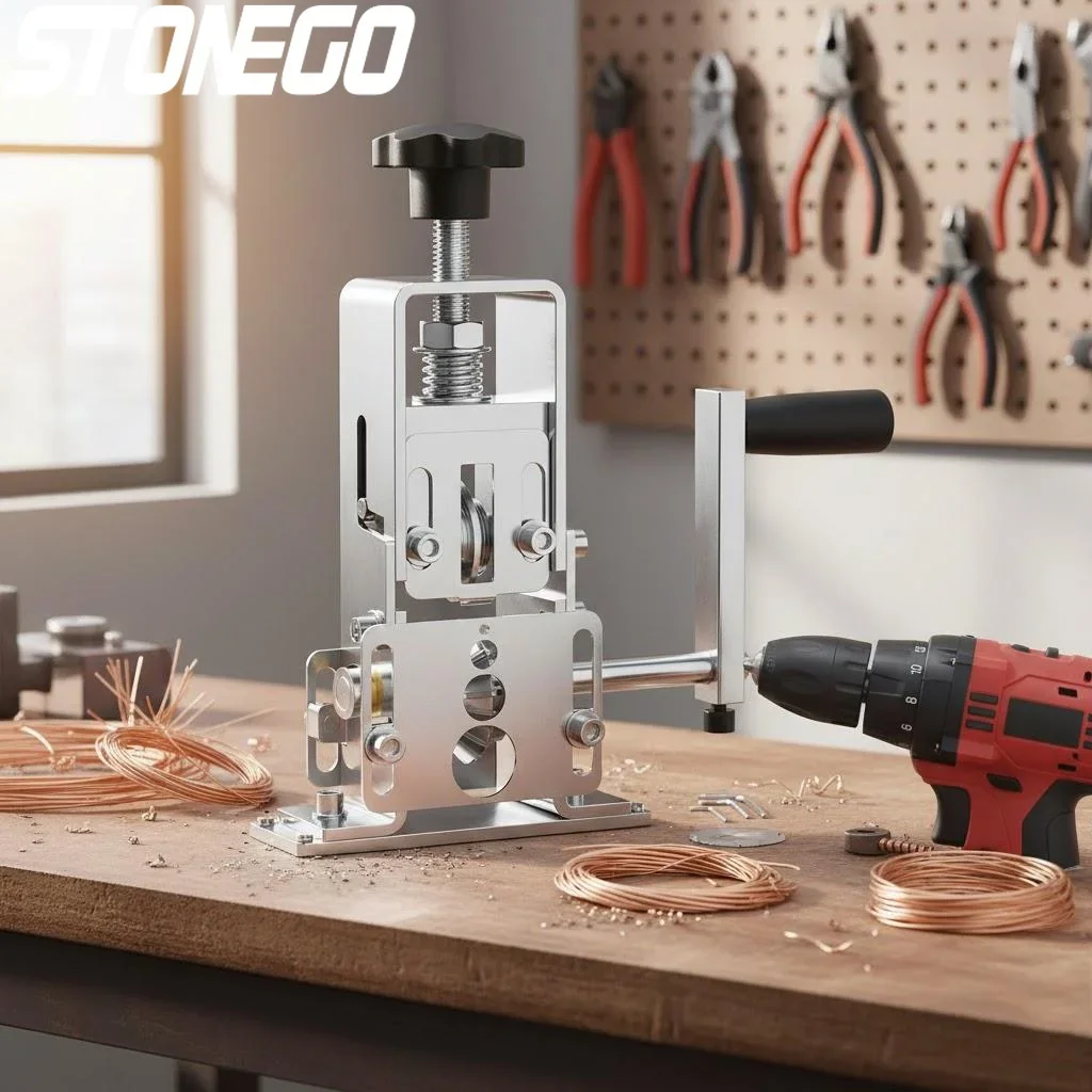 

Портативная электрическая ручная машина для зачистки проводов, ручная моторизованная машина для зачистки кабеля, инструмент для очистки медных проводов, сверхмощный инструмент