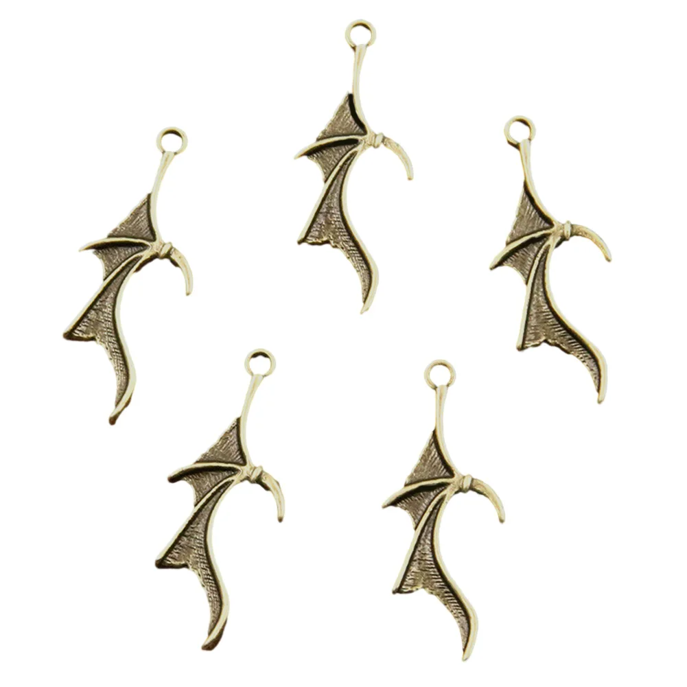 DIY Jewelry Making Supplies  20Pcs Bat Wing Pendants  Wide Array of Colors  Perfect for Bracelets  Necklaces  Keychains