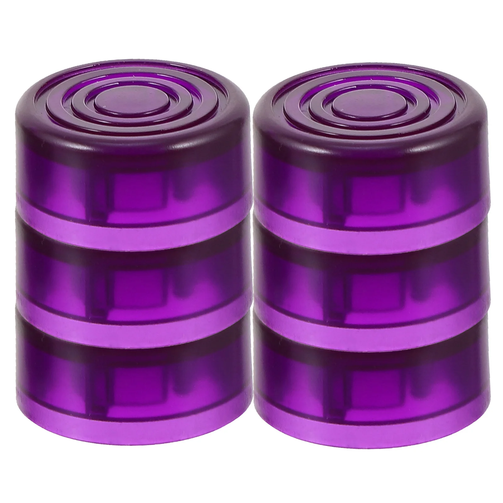 6pcs Effect Footswitch Toppers For Guitar Pedal Transparent Protective Plastic Caps Anti-Slip Practical Guitar Effect